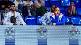 Les membres de l'équipe de France de judo, le 27 avril 2025