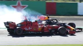 Charles Leclerc et Max Verstappen
