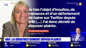 Var: la sénatrice LR Françoise Dumont porte plainte après avoir reçu des menaces 