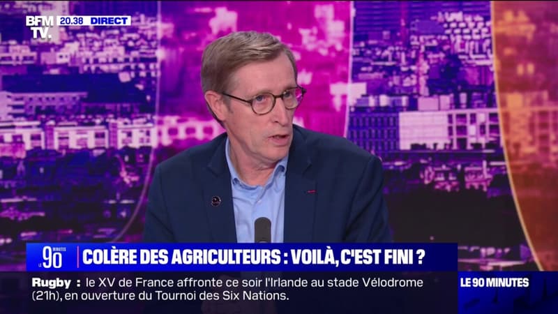 Mobilisation des agriculteurs: Dominique Chargé (président de la Coopération agricole) note une 