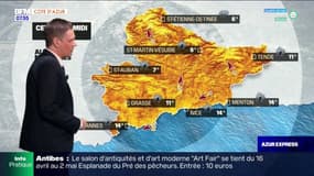 Météo Côte d'Azur: des pluies assez fortes dans l'arrière-pays ce samedi