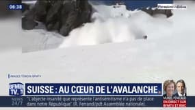 En Suisse, un skieur filme une avalanche qui se déclenche sur sa piste