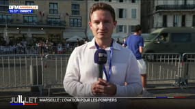 Marseille : l'ovation pour les pompiers