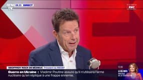 Geoffroy Roux de Bézieux: "Le prix de l'électricité ne monte qu'en Europe, c'est un problème européen"