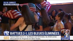 Élimination des Bleues: dans la fanzone parisienne, la déception des supporters est grande