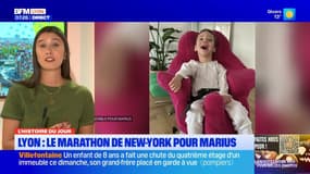 Trois Lyonnais courent le marathon de New-York pour Marius