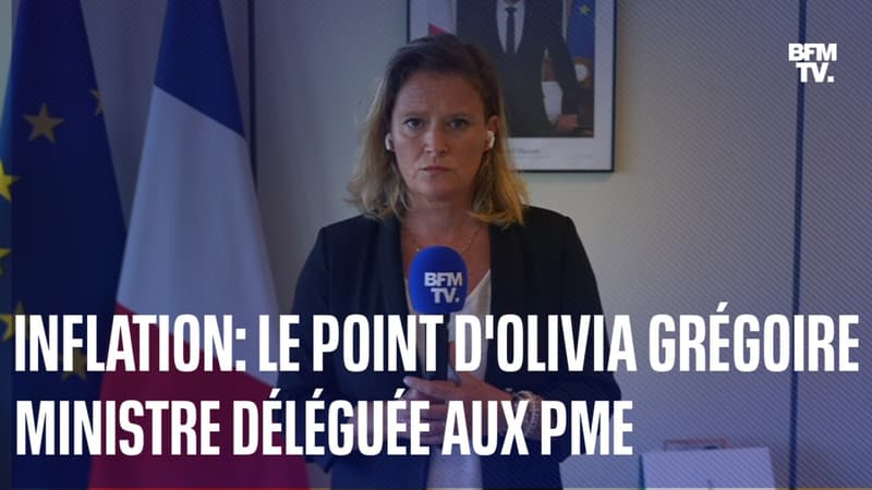 Inflation, baisse des prix de 5000 produits dans les supermarchés... Le point d'Olivia Grégoire, ministre déléguée aux PME