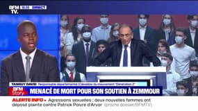 Tanguy David: "Je n'ai pas l'impression, et ce n'est pas le cas d'ailleurs, d'être une caution ou d'être instrumentalisé par Éric Zemmour (...) mais plus d'être un symbole"