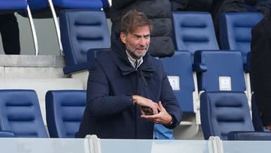 Jürgen Klopp à Charléty lors du match Paris FC-Amiens (1-0, L2), le 11 janvier 2025
