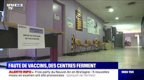 Faute de vaccins, des centres ferment