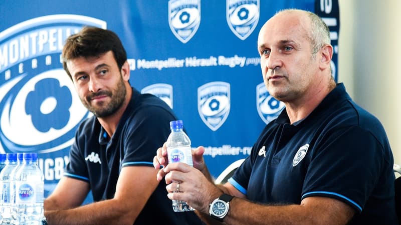 Philippe Saint-André avec Xavier Garbajosa