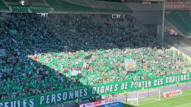 Des banderoles à Saint-Etienne.
