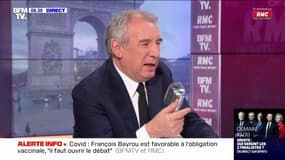 François Bayrou sur la candidature d'Eric Zemmour: "La fébrilité qu'il a montrée hier montre qu'il sent lui-même que ses thèmes ne correspondent pas à l'opinion"