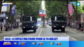 Lille: les images du défilé militaire pour le 14-Juillet
