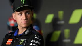 Fabio Quartararo en conférence de presse avant le GP de Catalogne, à Montmelo, le 3 juin 2021
