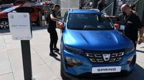 Une Spring, la citadine électrique de Dacia.