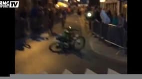 Le wheeling raté, mais drôle, de Sagan au critérium d’Alost