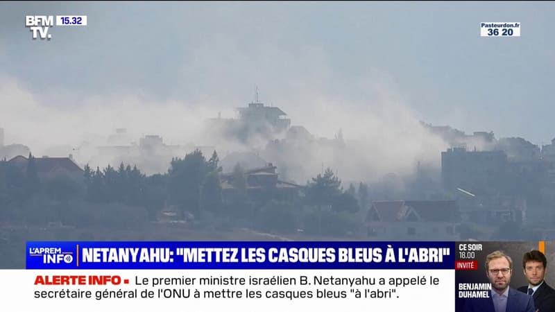 Benjamin Netanyahu appelle au retrait des militaires des Nations unies du sud du Liban