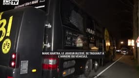 Le bus du Borussia Dortmund endommagé par les explosions