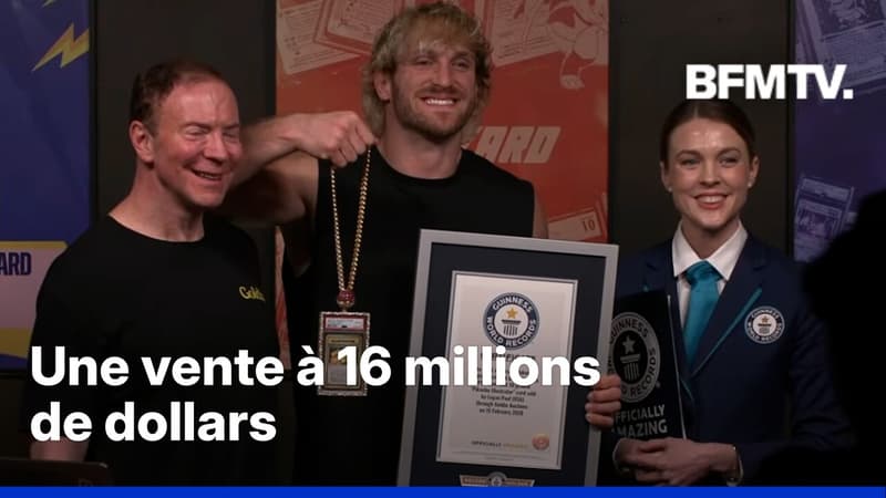 L'influenceur Logan Paul cède aux enchères la carte Pokémon la plus rare de l'Histoire
