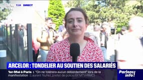 Marine Tondelier: "Toute la gauche est présente à Dunkerque" pour la manifestation du 1er-Mai, en soutien aux salariés d'ArcelorMittal 