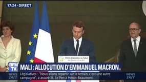 Macron au Mali: "J'ai voulu donner le premier rang aux armées françaises"