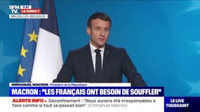 Emmanuel Macron: "Noël est entre nos mains"