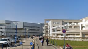 L'hôpital Jeanne de Flandre à Lille (Nord).