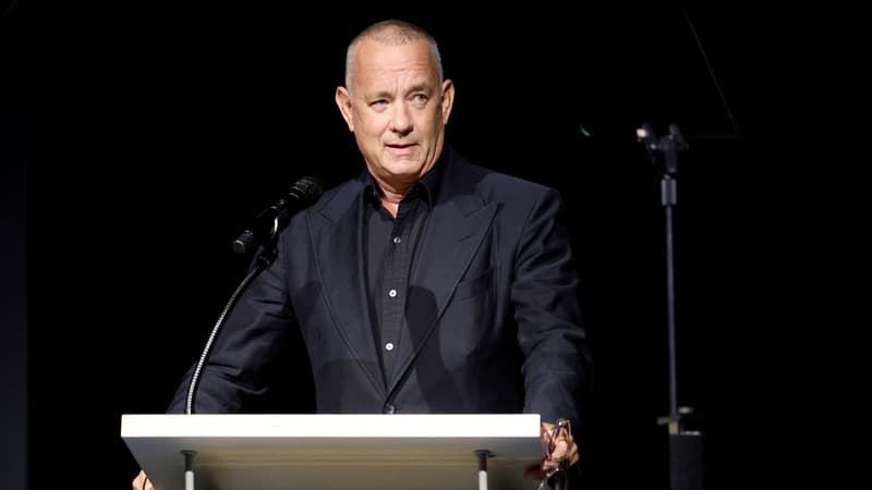 Tom Hanks le 21 septembre 2021 lors de la présentation du Musée des Oscars
