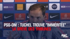 PSG-OM : Tuchel trouve « imméritée » la grève des tribunes 