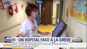 Retards, absences... la grève des transports touche également le personnel et les patients des hôpitaux comme ici à Longjumeau dans l'Essonne