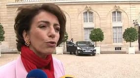 Marisol Touraine, mninistre de la Santé, ce mercredi à la sortie du Conseil des ministre