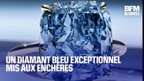  Un diamant bleu exceptionnel mis aux enchères 