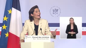 Baignade dans la Seine: à un mois des JO, Amélie Oudéa-Castéra assure que "nous serons prêts"