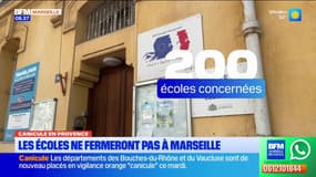 Canicule Provence. Les écoles ne fermeront pas à Marseille.