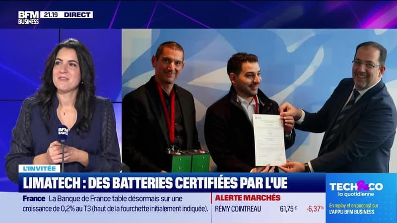 Florence Robin (Limatech) : Limatech, des batteries pour l'aviation - 08/10