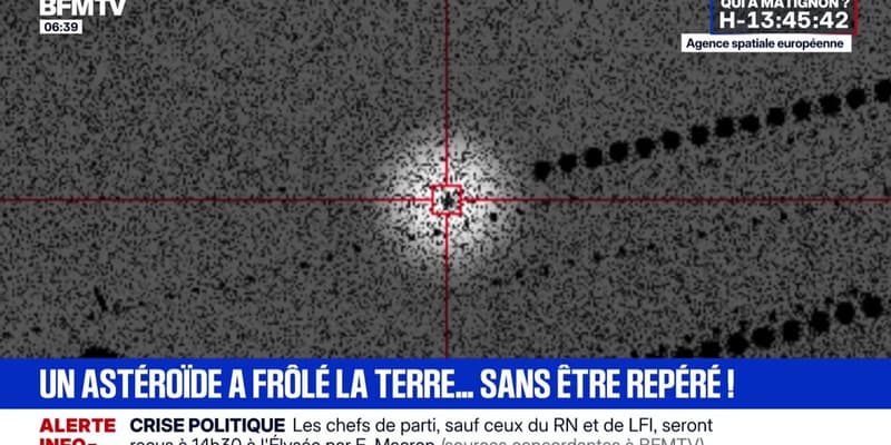 Un astéroïde a frôlé la Terre début octobre