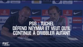 PSG : Tuchel défend Neymar et veut qu'il continue à dribbler autant
