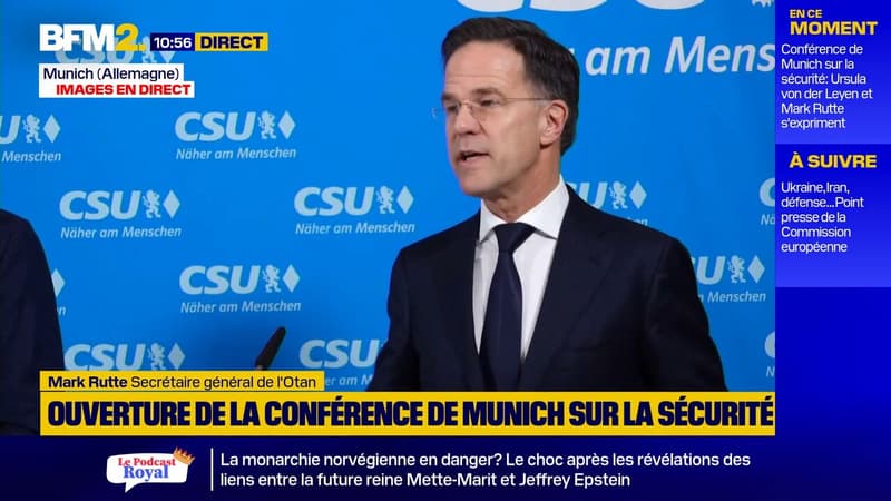 Les Russes avancent en Ukraine "à la vitesse d'un escargot", affirme Mark Rutte, le chef de l'Otan