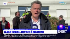 Orne: Fabien Roussel en visite à Argentan