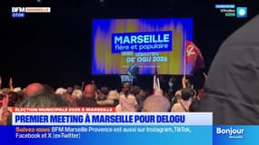 Municipales à Marseille : premier meeting dans la cité phocéenne pour Sébastien Delogu
