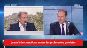 Les professeurs grévistes "doivent être révoqués", affirme Jean-Christophe Lagarde sur RMC