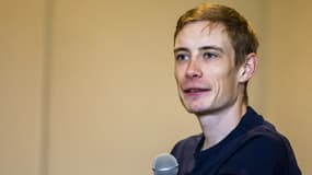 Jonas Vingegaard en conférence de presse lors de la journée de repos du Tour de France, le 08/07/2024