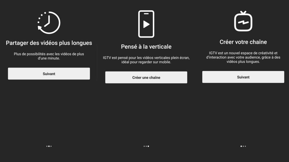 Créer sa chaîne en trois étapes. 