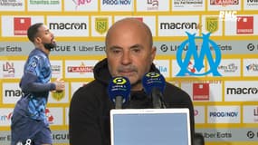 Nantes 0-1 OM : Sampaoli fou de joie après la victoire (et encense Gerson)