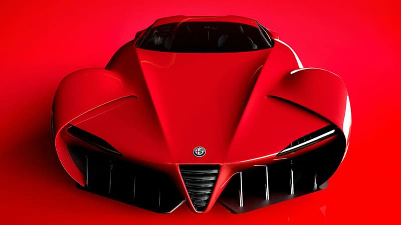 Cette nouvelle Alfa Romeo 6C n'existe que dans l'imagination d'un designer mais elle donne déjà envie