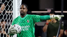 AC Milan-Barcelone : le gardien milanais Mike Maignan le 1er août 2023