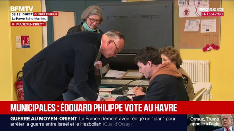 Élections municipales: Édouard Philippe a voté au Havre