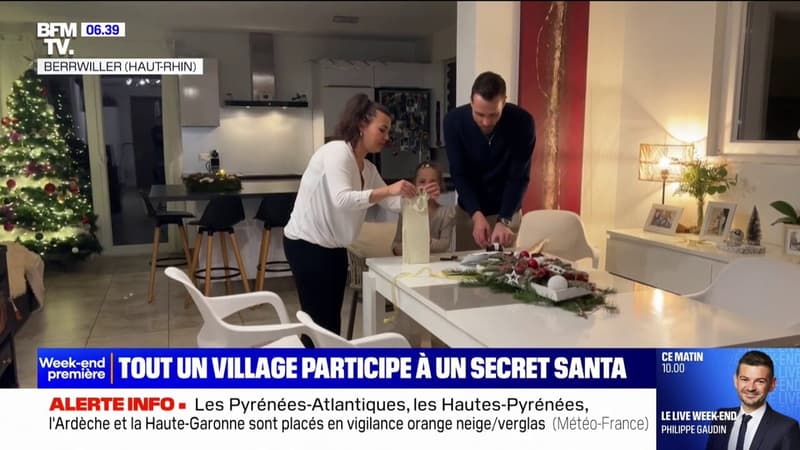 Haut-Rhin: tout le village de Berrwiller participe à un Secret santa