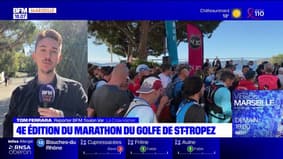 Des milliers de coureurs pour sur la 40e édition du marathon du golfe de Saint-Tropez